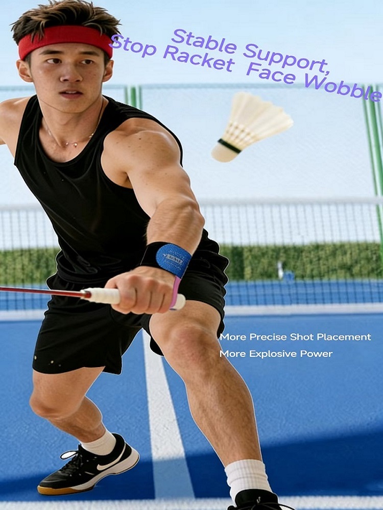 Badminton Smash - Badminton polssteuntrainer voor de linkerhand voor