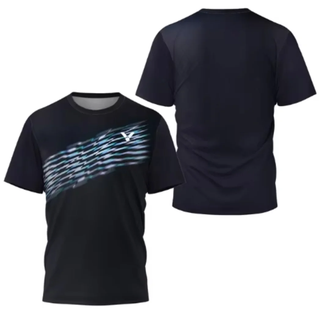 Badminton China - Laser Neon Print heren badminton T-shirt
