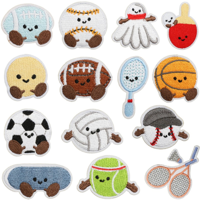Badminton Minion - Mini Badminton Tennis Honkbal Voetbal Opstrijkbare
