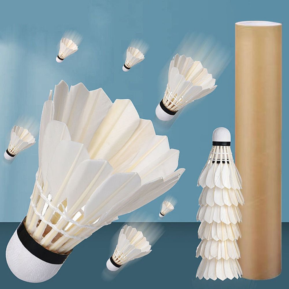 Badminton Bwf - 3/6/12 Stuks Nieuwe Witte Badminton Shuttle