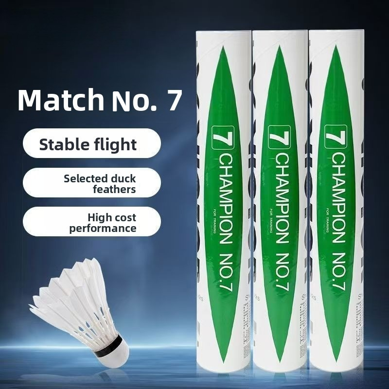 Victor Shuttlecock Feather - VICTOR Champion 7 Eendenveren Badmintonshuttlecocks 12
