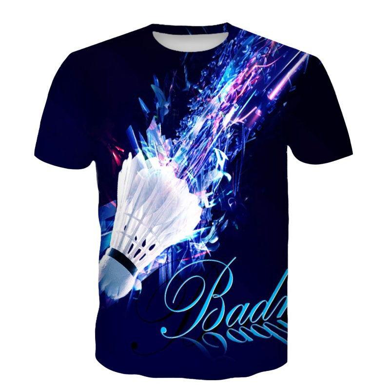 Badminton T-shirts Shuttle 3D  - Badminton Wallpaper recensie en prijs