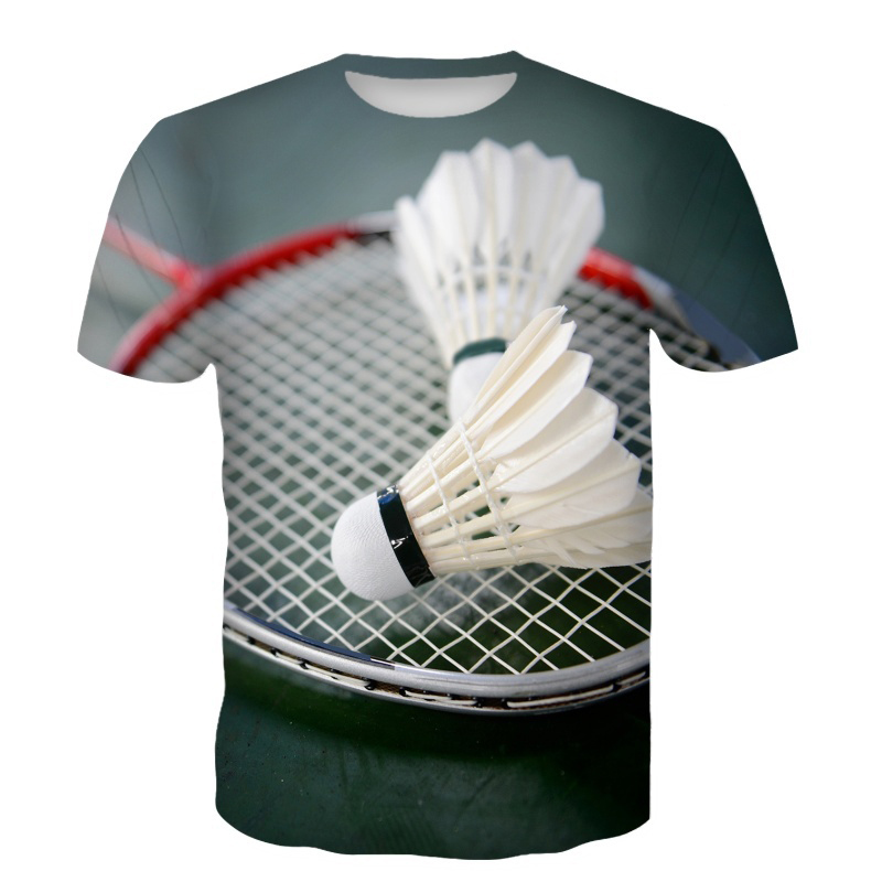 Badminton T-shirts Shuttle 3D  - Badminton Wallpaper recensie en prijs