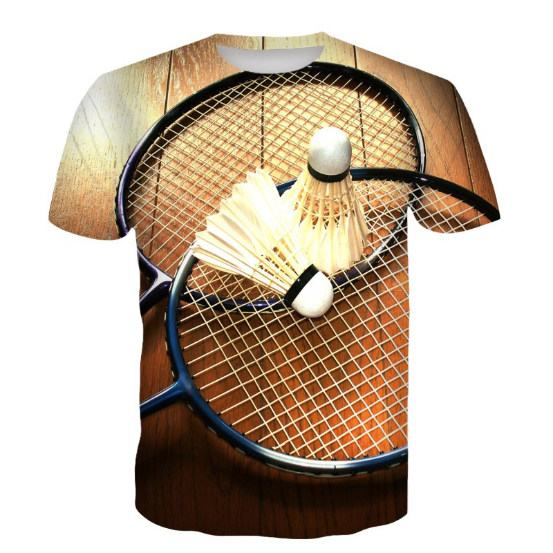 Badminton T-shirts Shuttle 3D  - Badminton Wallpaper recensie en prijs