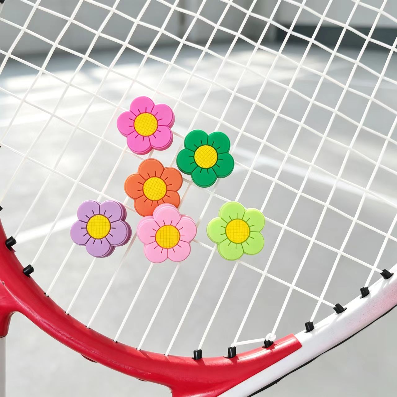 Bloemvormige tennisvibratiedem - Racket Vibration Dampener recensie en prijs