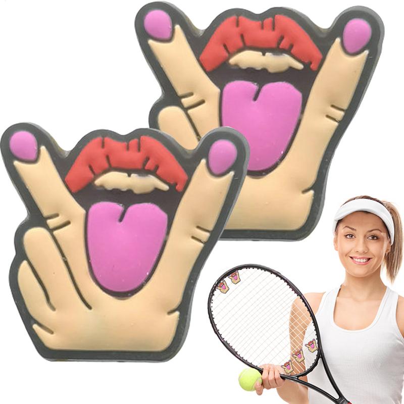 2 Stuks Cartoon Tennisracket S - Racket Vibration Dampener recensie en prijs