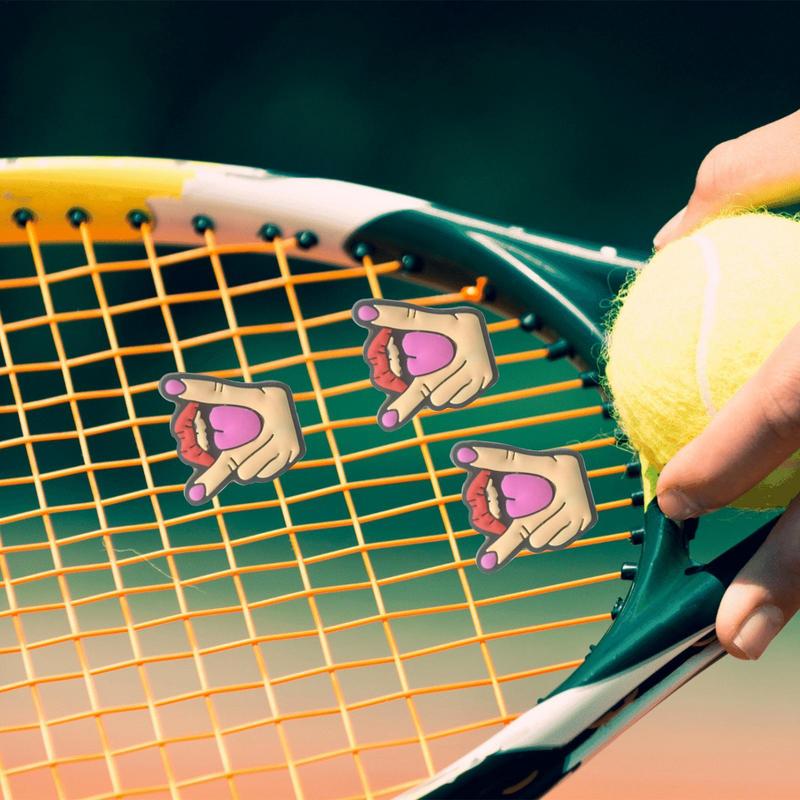 2 Stuks Cartoon Tennisracket S - Racket Vibration Dampener recensie en prijs