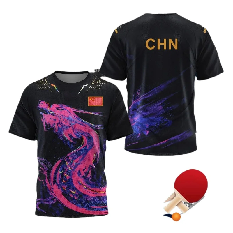 CHINA Dragon Tafeltennis Grafi - Badminton Emoji recensie en prijs